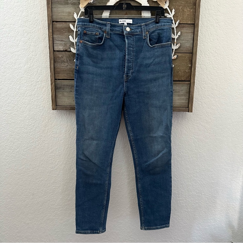 Re/Done‎ Levi's Blue Jeans Skinny stretch denim ladies size 31